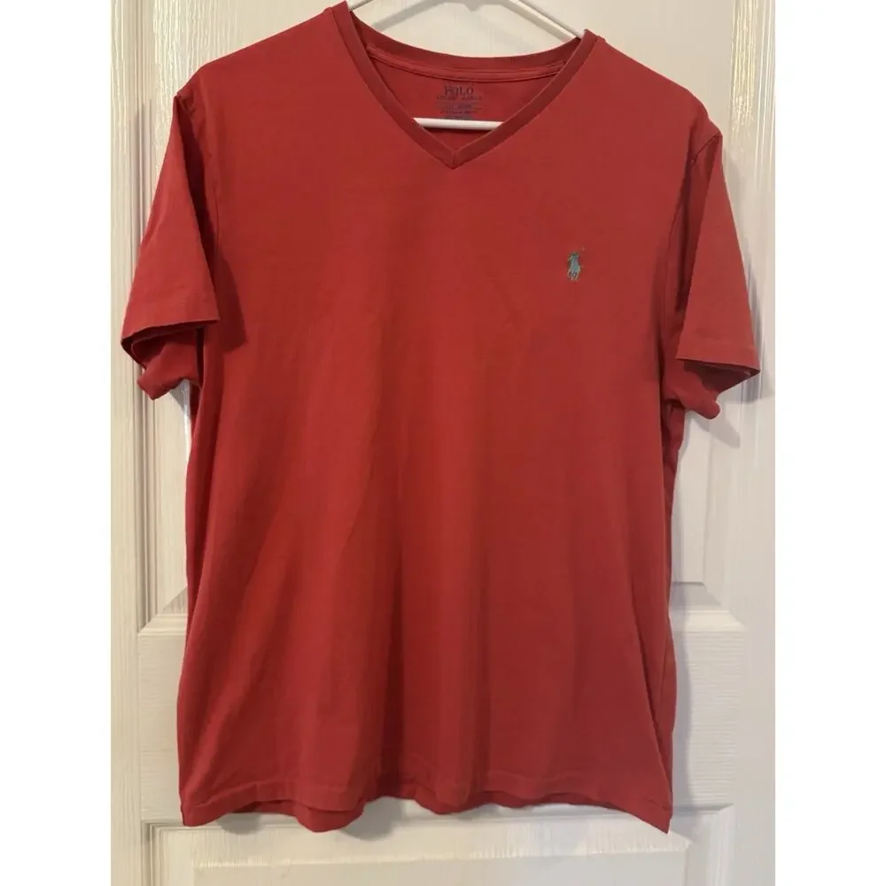 Polo Ralph Lauren Men's Classic Fit Crew Neck T-Shirt X-Large, Classic Red